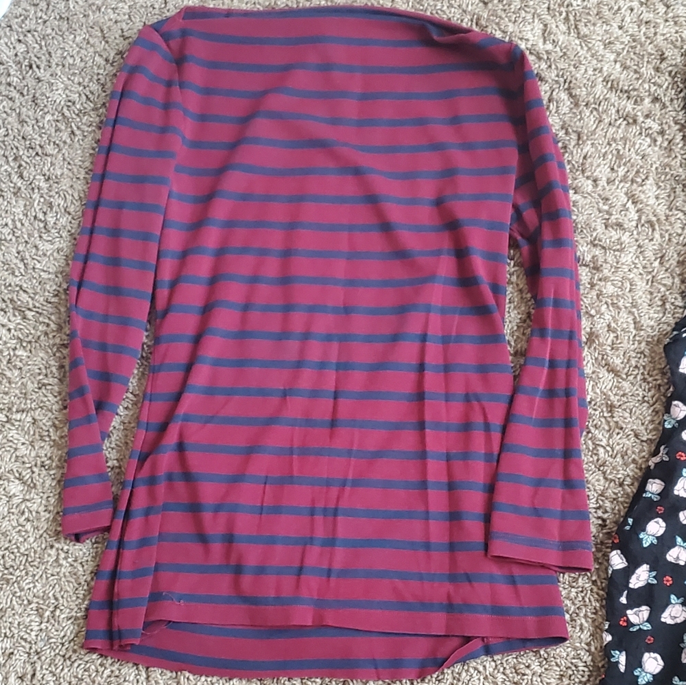 3/4 Length Boat Neck Top